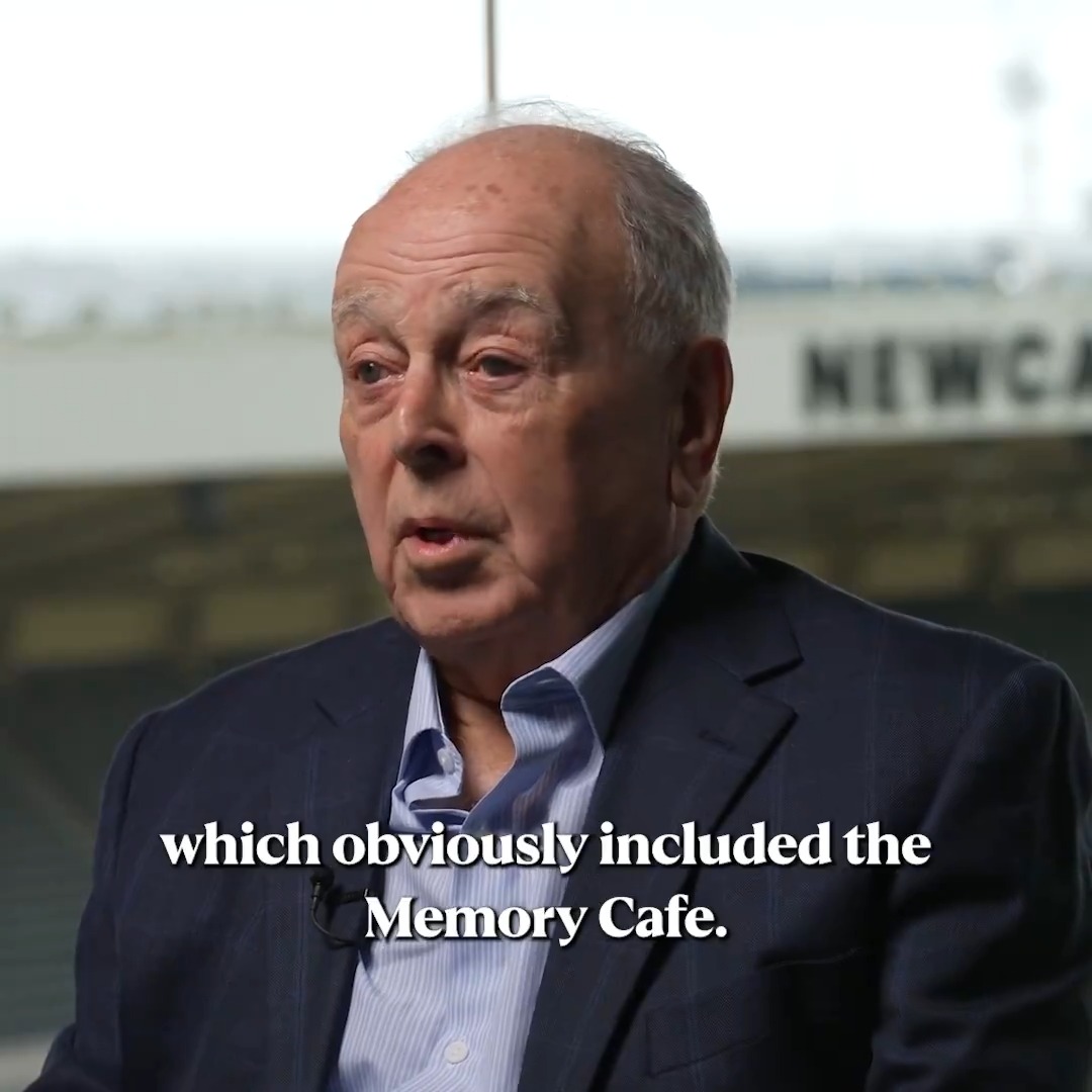 The Memory Cafe 🖤🤍 80-year-old Newcastle fan David Blythe shares his lifelong love of the Magpies and how the Memory Cafe helps to bring the community together 💭 Full Episode ➡️