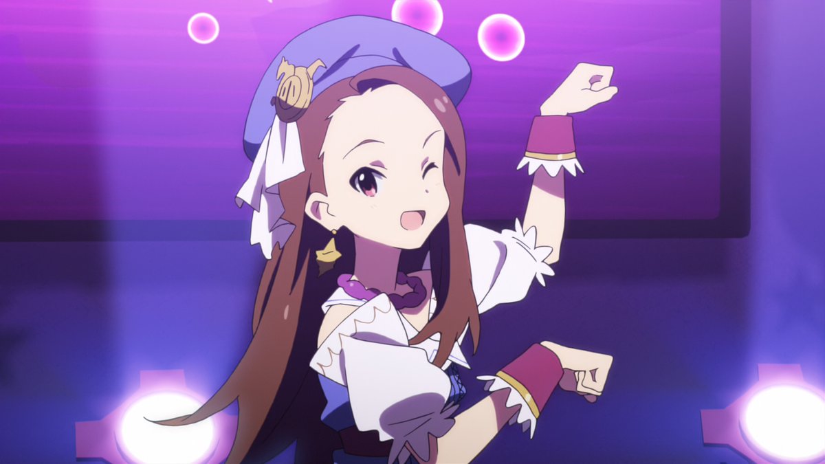 TVアニメ『アイドルマスター』第6話における 竜宮小町が歌唱するシーンの作画は圧巻だ。 水瀬伊織(CV:釘宮理恵さん) 三浦あずさ(CV:たかはし智秋さん) 双海亜美(CV:下田麻美さん)