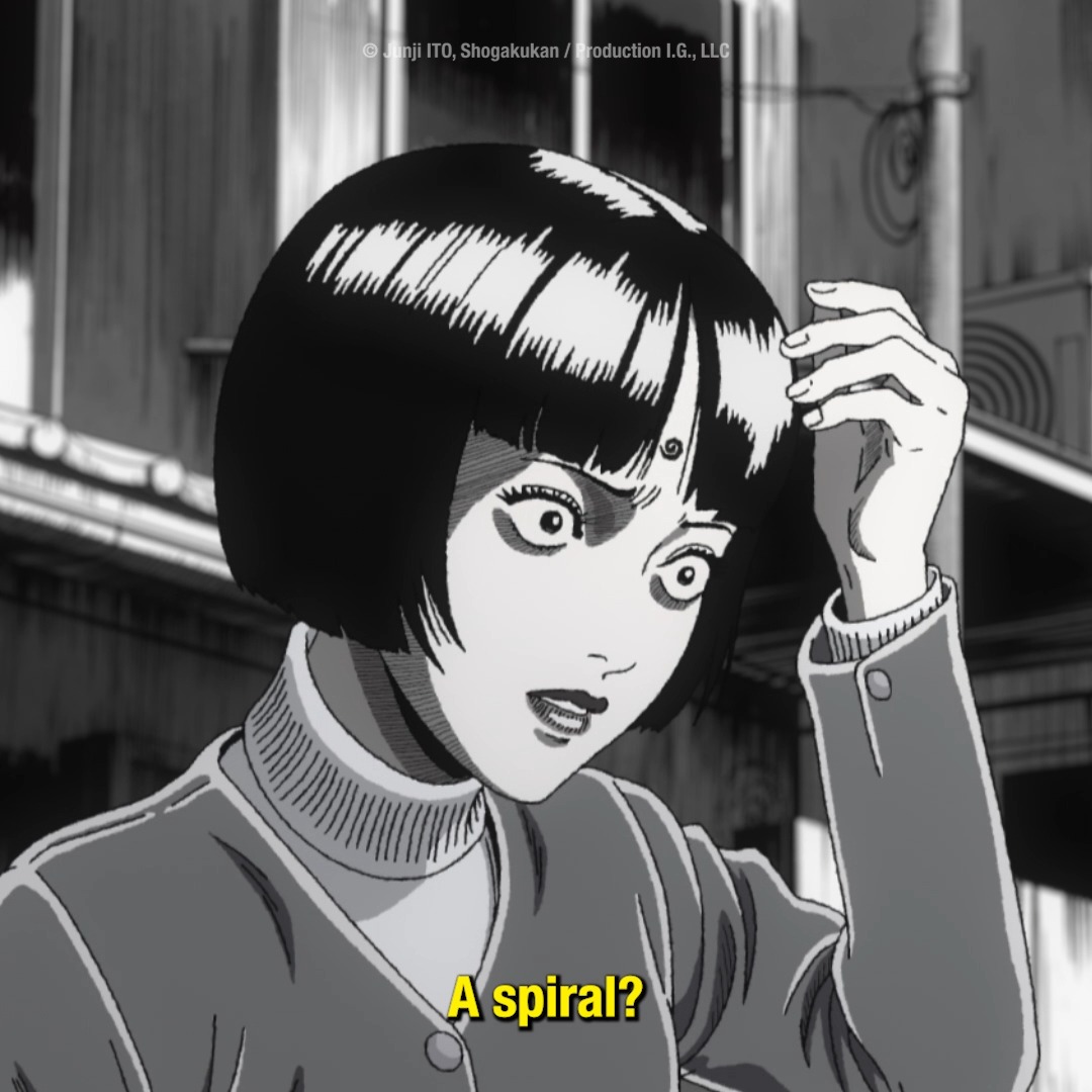 Can you resist the spiral? #Uzumaki: The Animated Series tonight @ 12:30a | Next Day hbo max fka Watch in Europe: