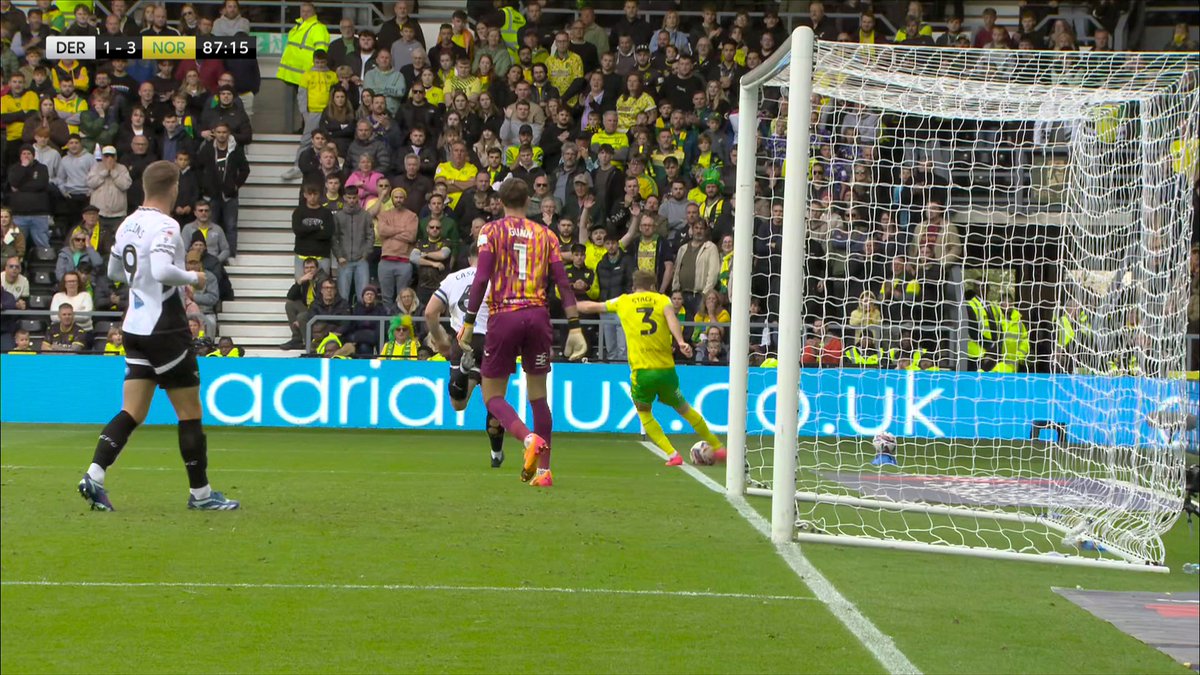 Borja Sainz completes his hat-trick! 🤩 Was the ball out of play again? 🤯