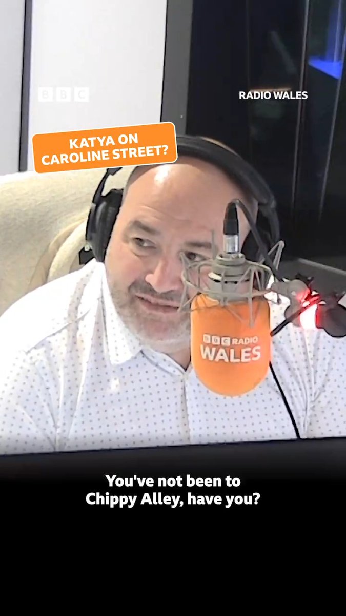 Katya on Caroline Street? 🍟 A celebratory waltz down Cardiff's most famous street has to be in order if they win the glitterball surely?