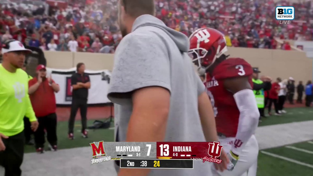 OMAR COOPER JR. WOWW! 😎 Indiana Football Hoosiers on top!