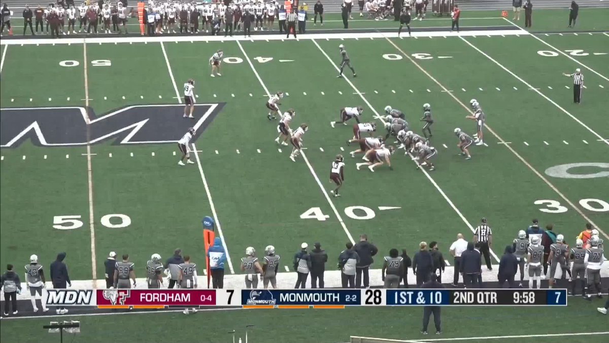 MONMOUTH ALL OVER FORDHAM. No let down after the upset over FIU.