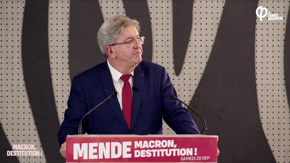 🔴 "Nous sommes totalement hostiles à la politique de M.Netanyahou et nous ne sommes pas d'accord pour qu'il ait le droit d'assassiner les Gazaouis et de déclencher la guerre dans toute la région." Jean-Luc Mélenchon Pour voir le meeting :