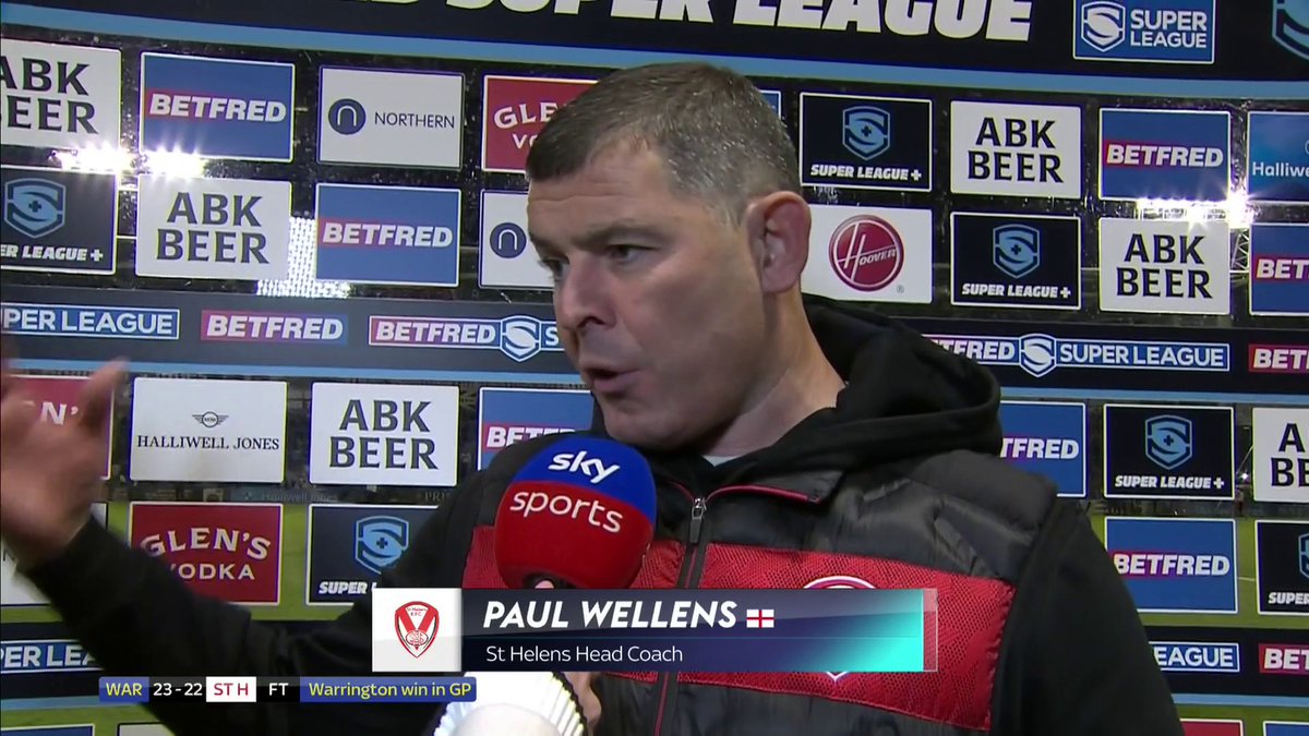 St Helens Head Coach, Paul Wellens spoke to Jenna after the game as the Saints season came to an end. #SkySportsRL