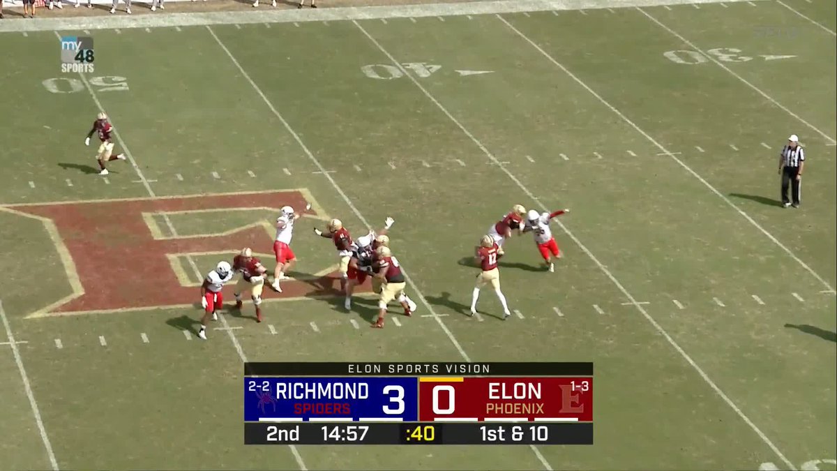 HOUSE CALL 📱🏠 Quantraill Morris-Walker takes it to the crib for Richmond's first touchdown of the game! #OneRichmond