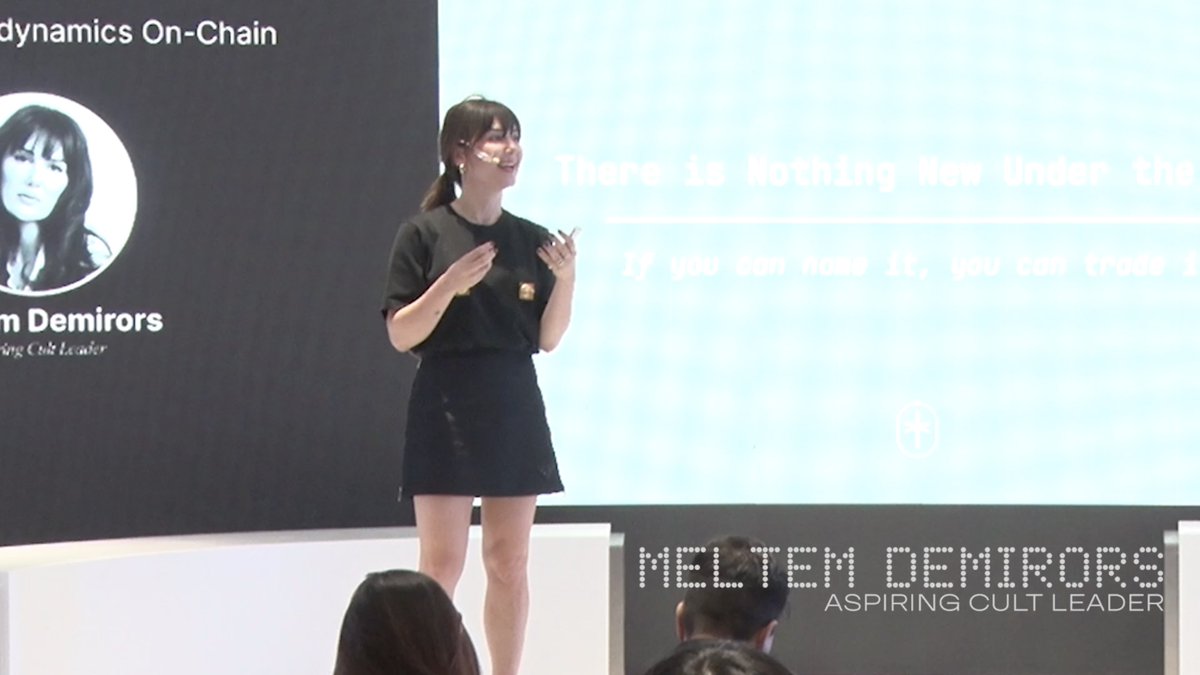 The two things we should really be trading on-chain? 𝗘𝗻𝗲𝗿𝗴𝘆 𝗮𝗻𝗱 𝗰𝗼𝗺𝗽𝘂𝘁𝗮𝘁𝗶𝗼𝗻. Explore the new fundamentals of blockchain with trailblazers like Meltem Demirors. Watch the full talk and more on the official #ExperienceAptos Playlist on YouTube.