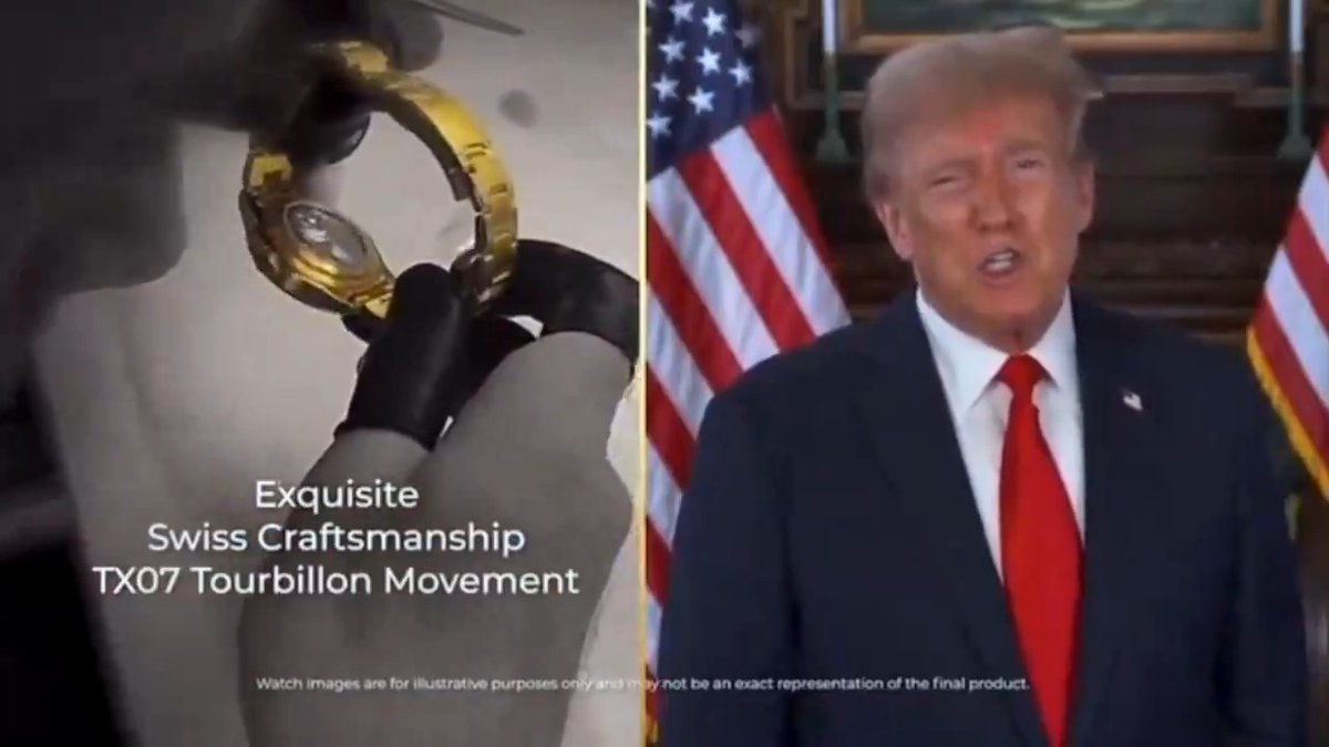 Estimated Value of Trump's $100,000 Watches: (Note that I contacted the manufacturer and got the specs on the diamonds and metal) - 200 Grams of 18kt gold gold = $9,000 - 122 VS1 G+ diamonds totaling 1.3 carats = $2600 Total value of materials = $11,600 Mark up: 862% Buyer beware!