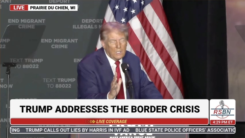 Trump: Oh there’s a fly. Oh. I wonder where the fly came from. See, two years ago, I wouldn’t have had a fly up here. But they’re changing rapidly. We can’t take it any longer