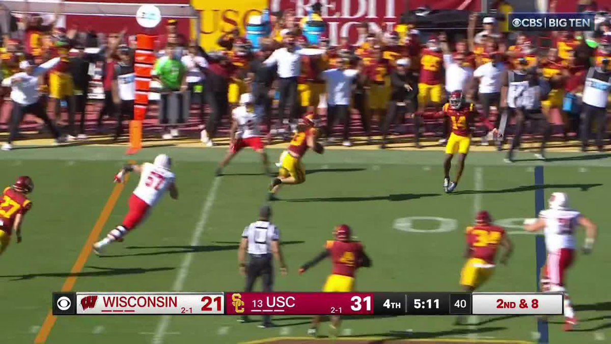 ALL. THE. WAY. 🔥 Mason Cobb 📺: CBS Sports College Football 🏈