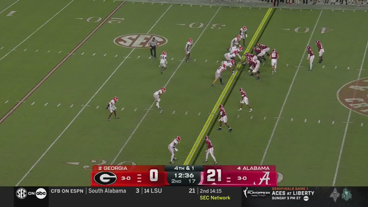 👀👀👀 Jalen Milroe 📺: ABC