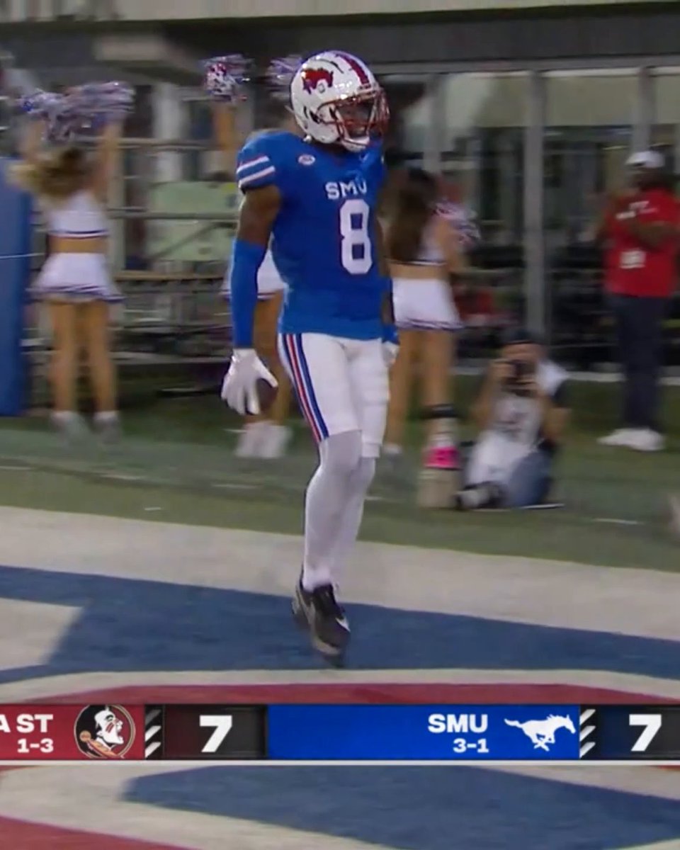 First ACC game. First ACC win ✅ Every TD from SMU Football's 42-16 win over FSU 🐎