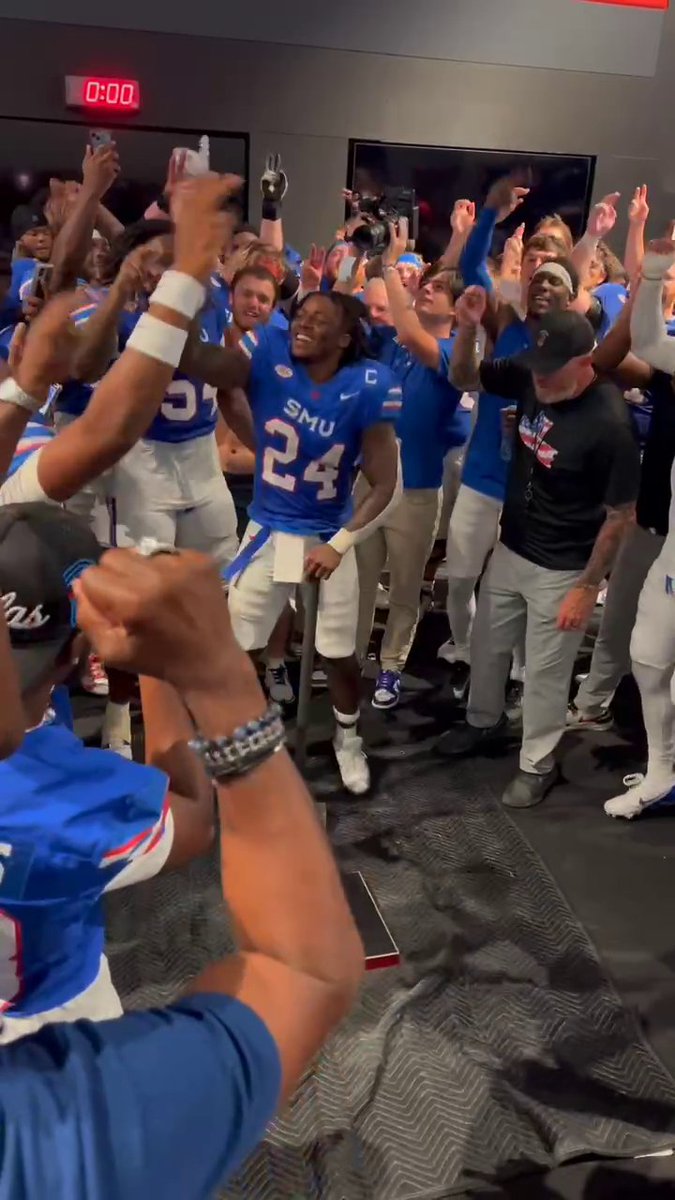 BREAK. THE. ROCK. Statement W in SMU Football's ACC opener 🔥