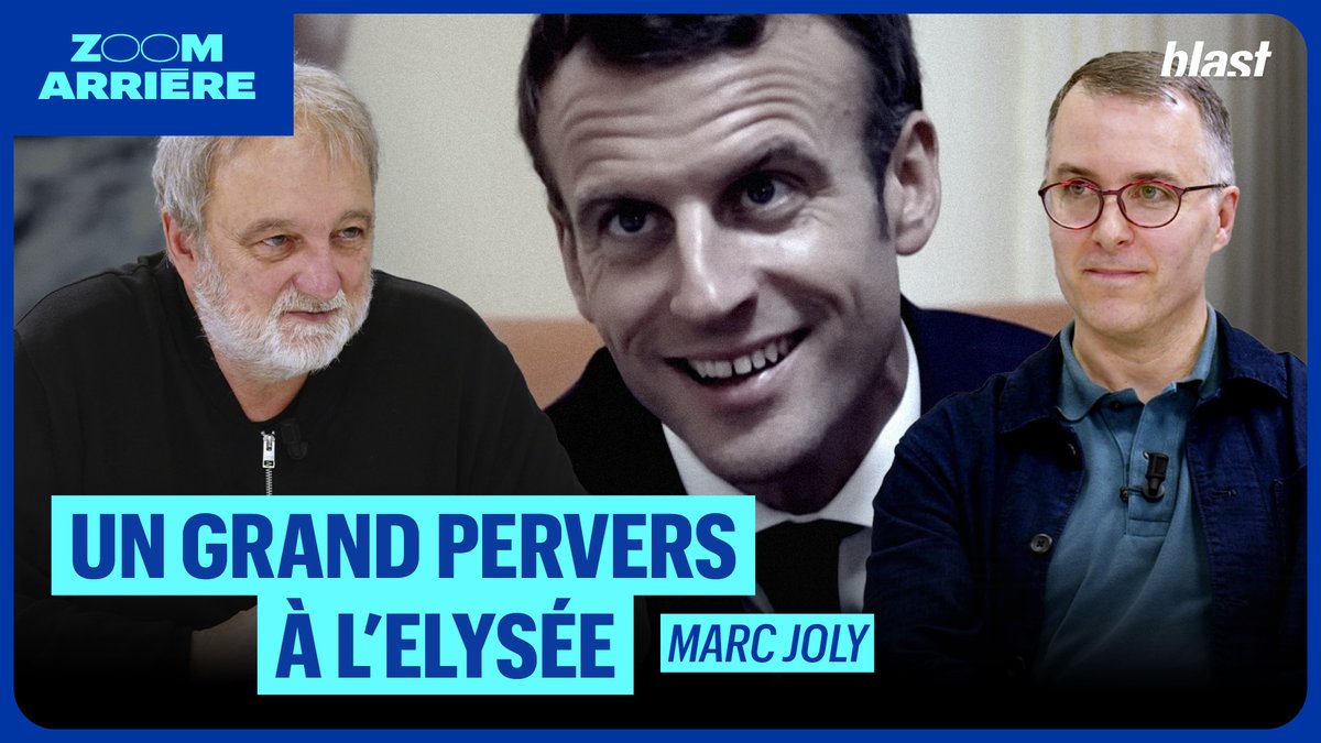 E. Macron : un grand pervers à l'Élysée ➡️ Ce zoom arrière vertigineux avec le sociologue Marc Joly permet de comprendre ce qui nous est arrivé et ce qui va encore nous prendre en traitre. Cœur sensible ou macroniste s’abstenir.
