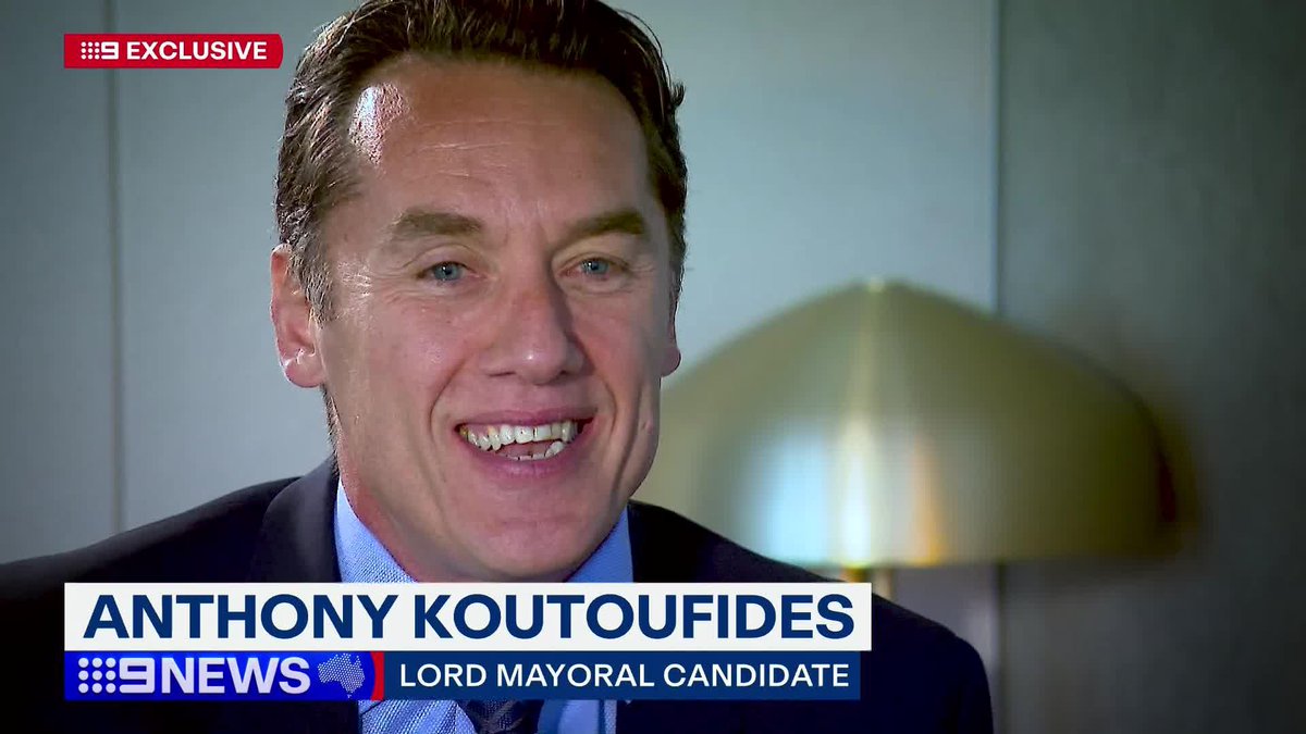 Anthony Koutoufides has exclusively unveiled his safety policy, building refuge booths across the CBD for fearful visitors to shelter in. Tom Steinfort #9News