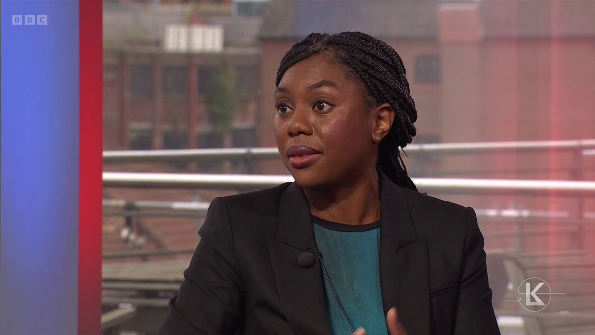 "Of course not all cultures are equally valid" Tory leadership candidate Kemi Badenoch says "cultures that believe in child marriage, or that women don't have equal rights" are not in line with "Western principles" #BBCLauraK