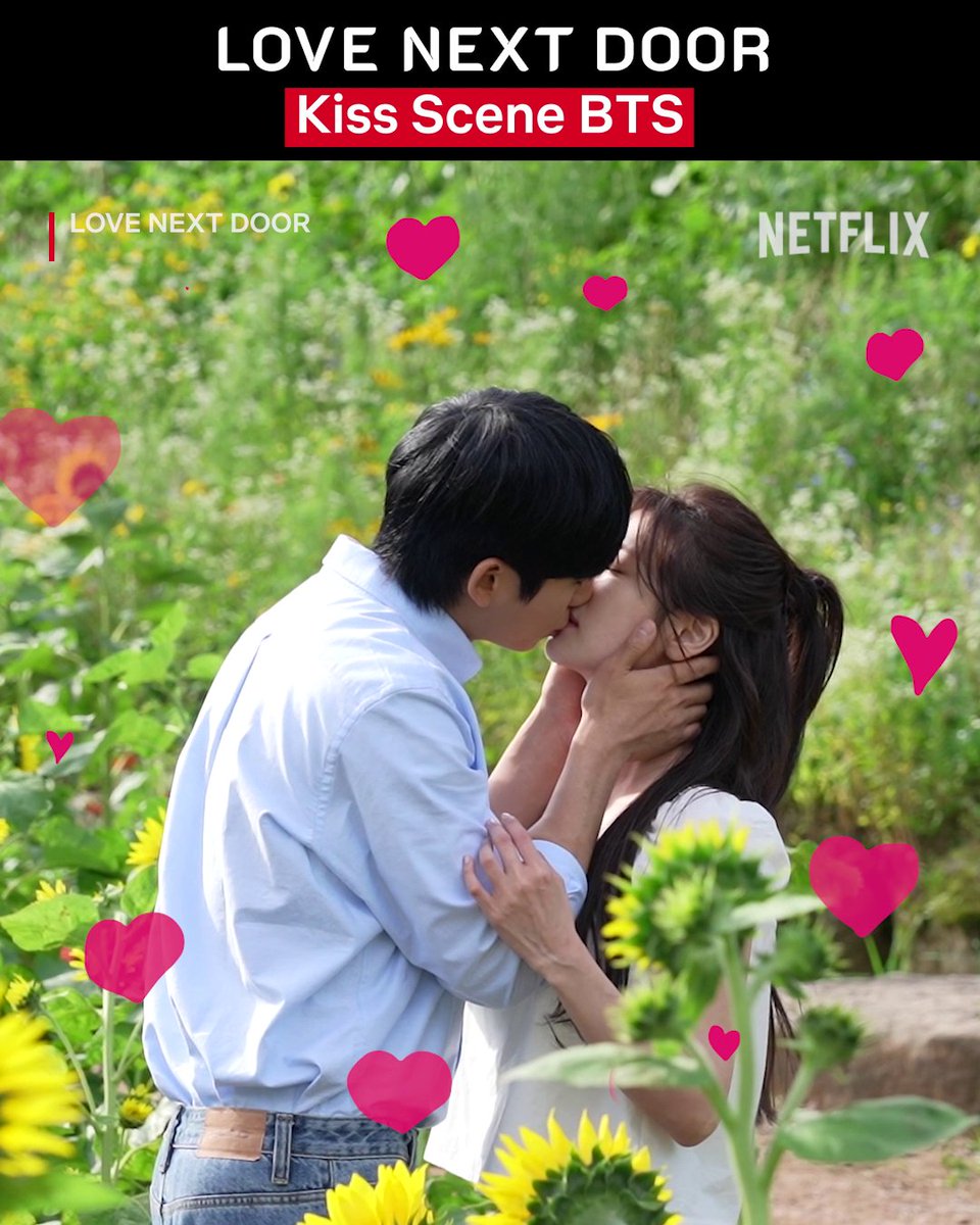 they keep laughing off-cam when we can barely breathe with that kiss #behindthescenes #LoveNextDoor #Netflix #JungHaein #JungSomin