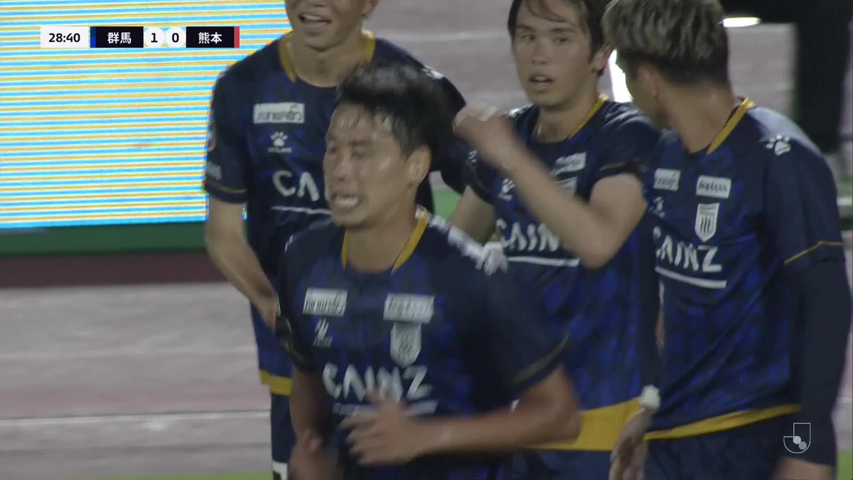 🎦 ゴール動画 🏆 明治安田J2リーグ 第33節 🆚 群馬vs熊本 🔢 1-0 ⌚️ 29分 ⚽️ 平松 宗(群馬) #Jリーグ
