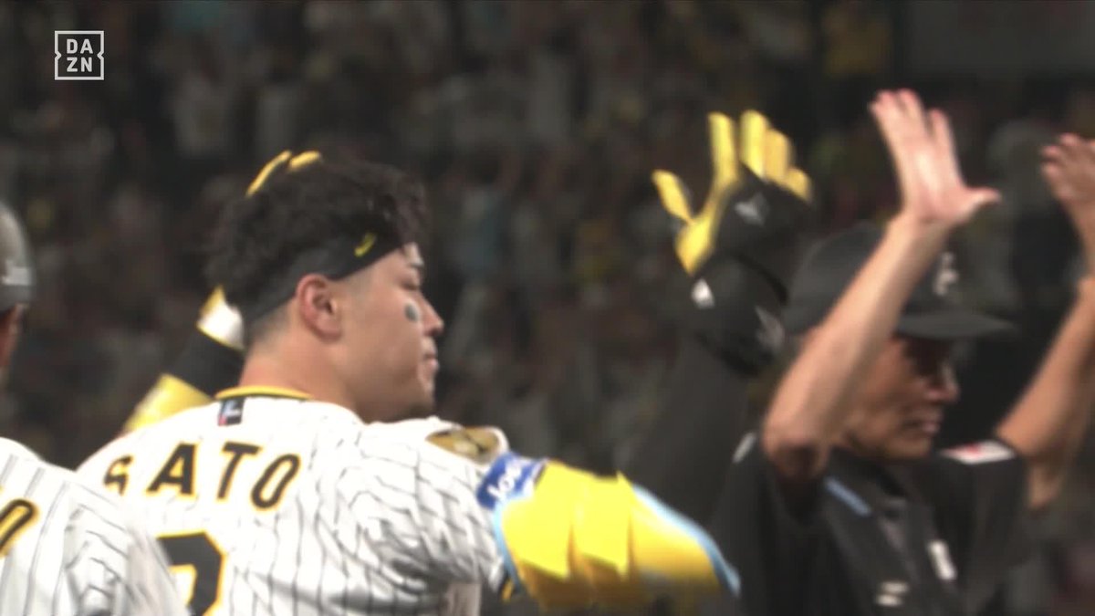 ／ 100周年の甲子園が狂喜乱舞 ＼ #佐藤輝明 逆転タイムリースリーベース タイガースが一挙5得点のビッグイニング ⚾プロ野球(2024/9/29) 🆚阪神×DeNA 📱Live on DAZN #DAZNプロ野球 #tigers