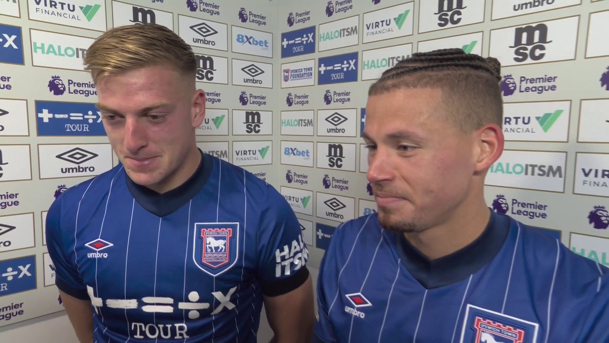 🗣️ "We probably deserved the win!" Liam Delap and Kalvin Phillips react after Ipswich draw 2-2 with Aston Villa 🎙️