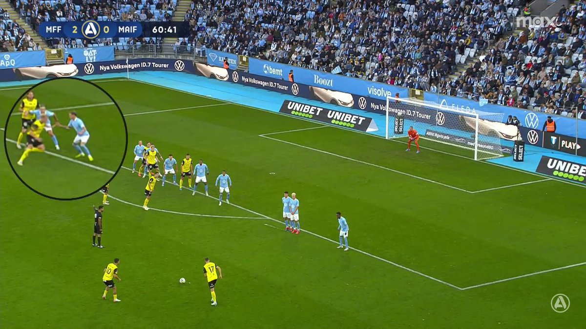 "Det hade nog varit straff med VAR, definitivt" 🗣 Anders Andersson om situationen som uppstod i Malmö FF:s straffområde 🔍 📲 Se MFF - MAIF på Max