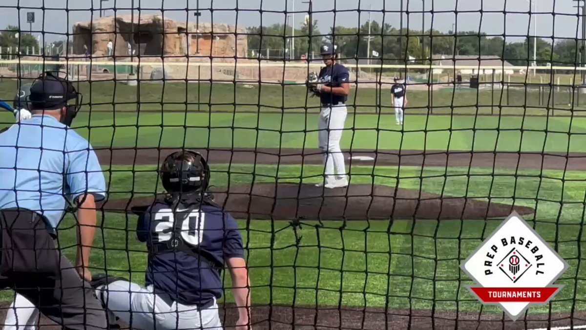 RHP Obed Lopez (Harvest Christian, 2025) impressed in his start Saturday going six innings allowing no runs on two hits with eight strikeouts. FB 84-87 mph CB 73-75 mph #ILFallChamps | Prep Baseball Illinois