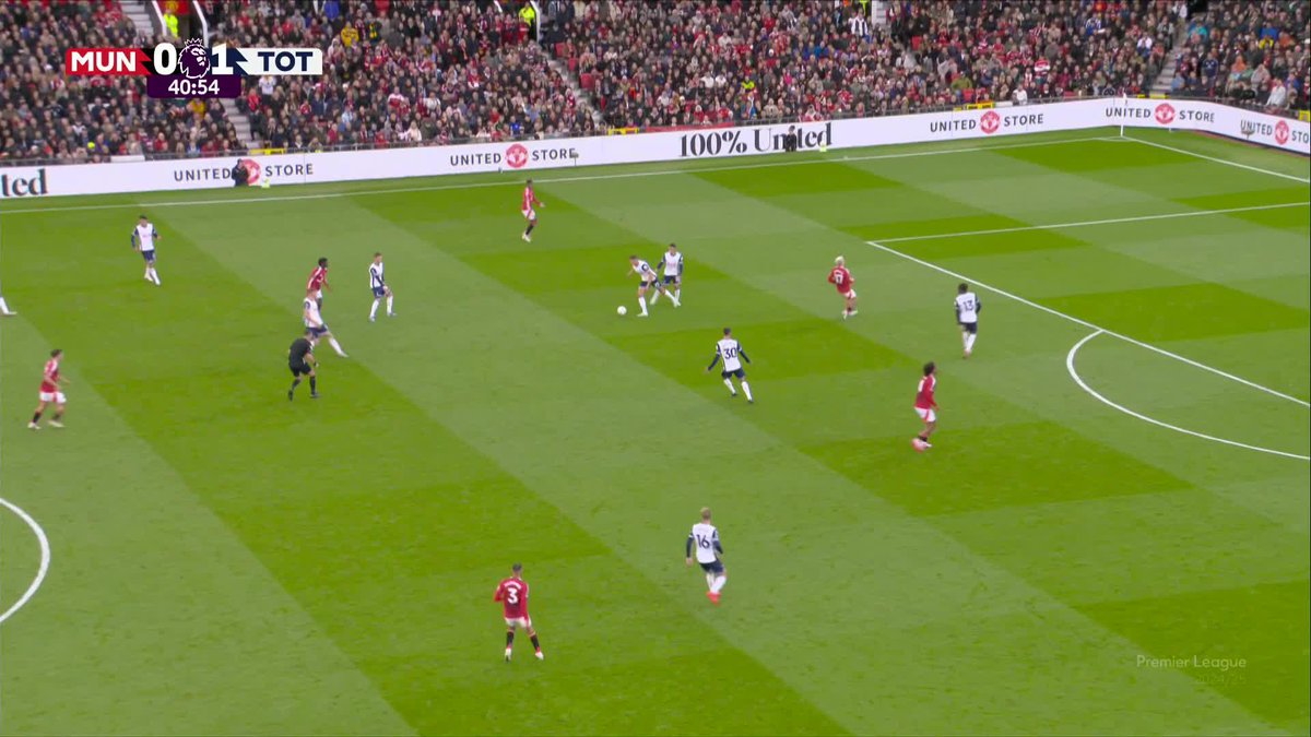 Bruno Fernandes zamířil předčasně do šaten po faulu na Maddisona. 🟥 Bylo to podle vás na červenou? 👀 #MUNTOT