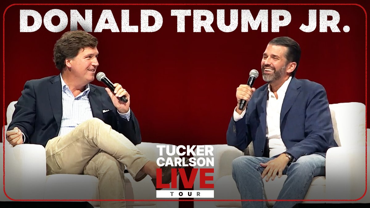 Tucker Carlson Live Tour in Jacksonville, FL Don Jr: If they’ll try to murder my father, what do you think they’ll do to you? Includes paid partnerships.