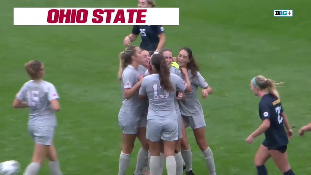 GOALLLL! Kailyn Dudukovich scores with 4 minutes left to give the Buckeyes the lead! OSU 2, UM 1