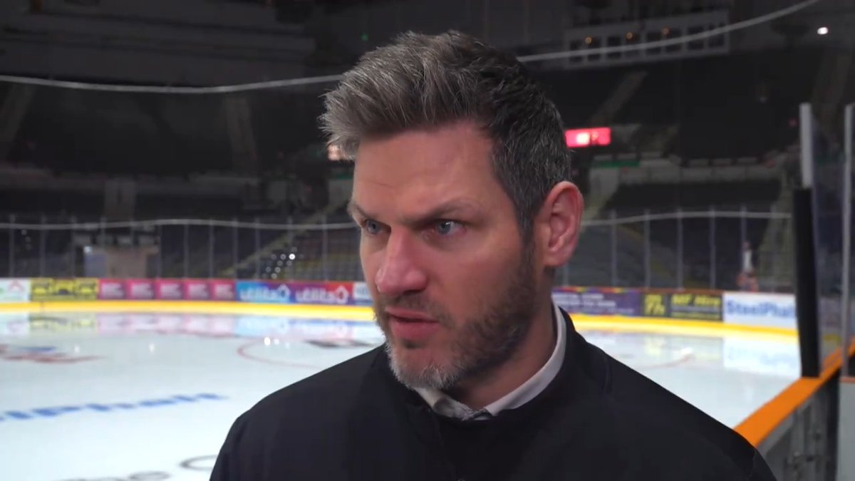 🎙️Post-Game | #EIHL Adam Keefe on a point for Belfast Giants in a shootout loss to Sheffield