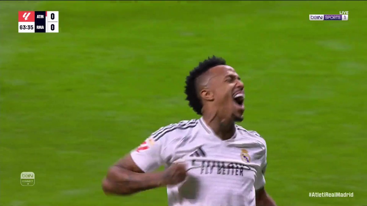 أول هدف في ديربي مدريد بأقدام ميليتاو #الدوري_الإسباني #ديربي_مدريد