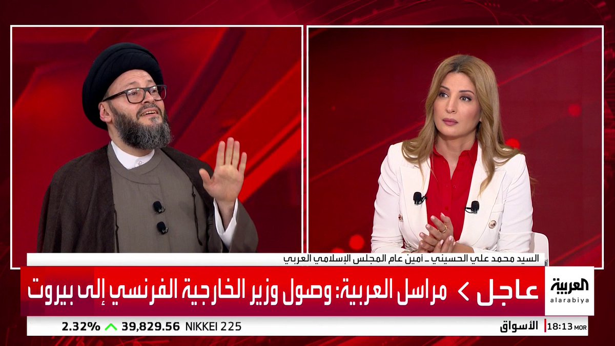 الأمين العام للمجلس الإسلامي العربي محمد علي الحسيني: خذها مني يا خامنئي رد إسرائيل سيكون بقصف مفاعلات إيران وليس في لبنان