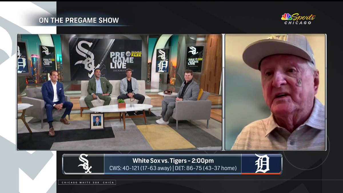 Hawk Harrelson joins NBC Sports Chicago on it's final show