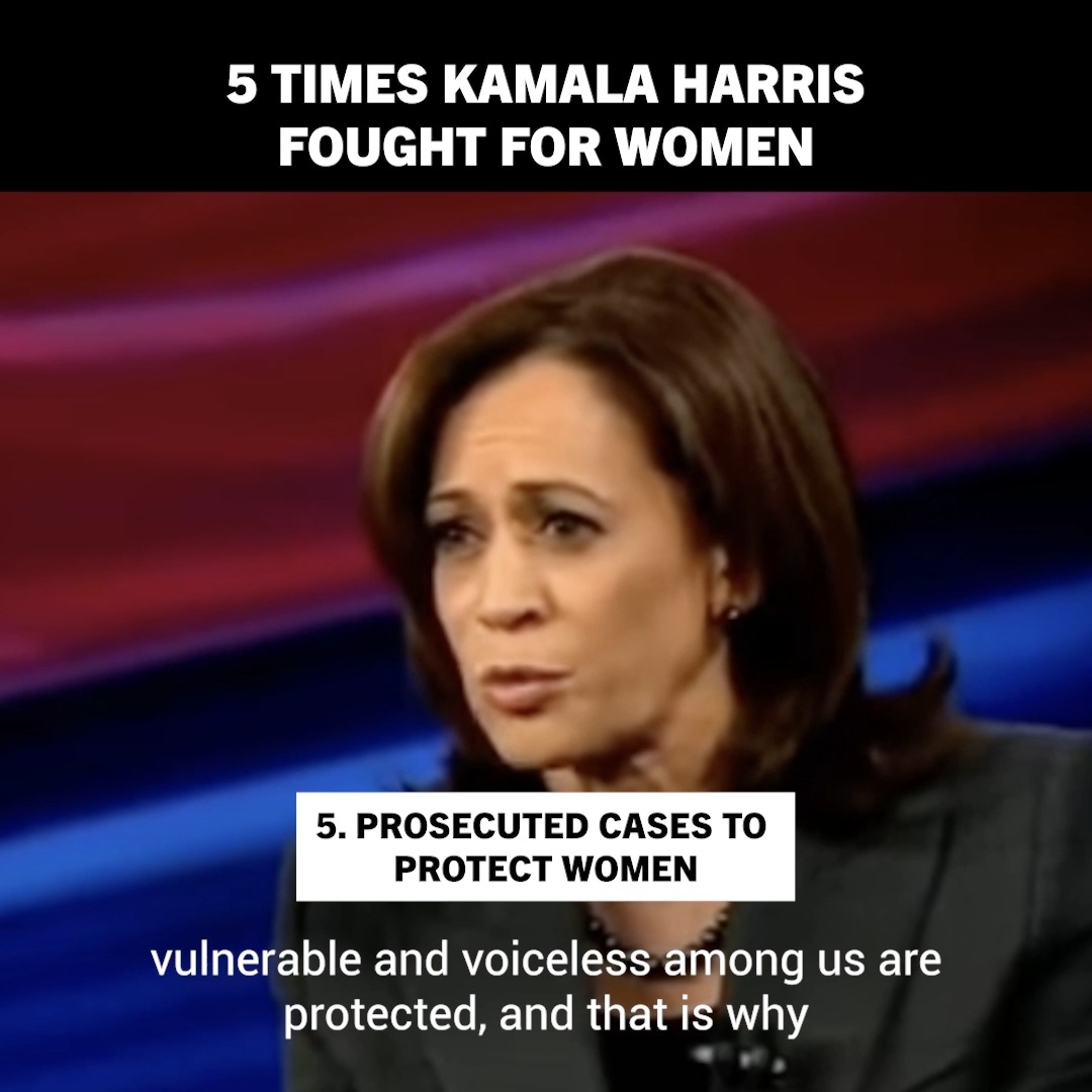 5 times Kamala Harris has fought for women