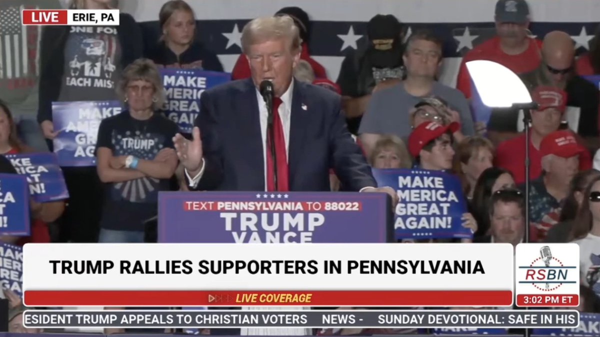 Trump says his idea for stopping crime is to allow for “one really violent day”: “One rough hour, and I mean real rough...”