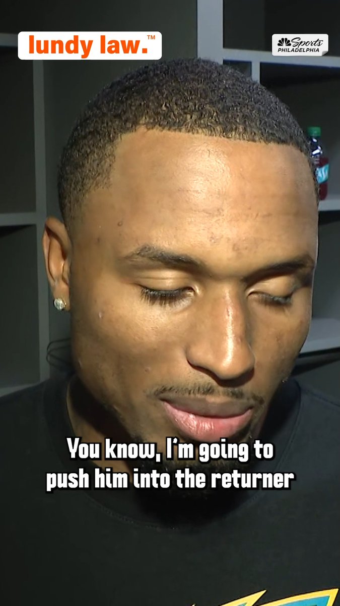 "I never heard that before" Isaiah Rodgers explains his thought process on the block that led to a muffed punt in an apparent mix up of the rules during the Eagles' loss to the Buccaneers in Week 4 | Lundy Law