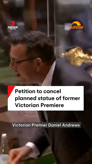 Plans for former Victorian Premier Daniel Andrews to be immortalised with a bronze statue have sparked controversy online. Just over four and half thousand people have signed a petition to have the statue canned. #DanielAndrews #7NEWS