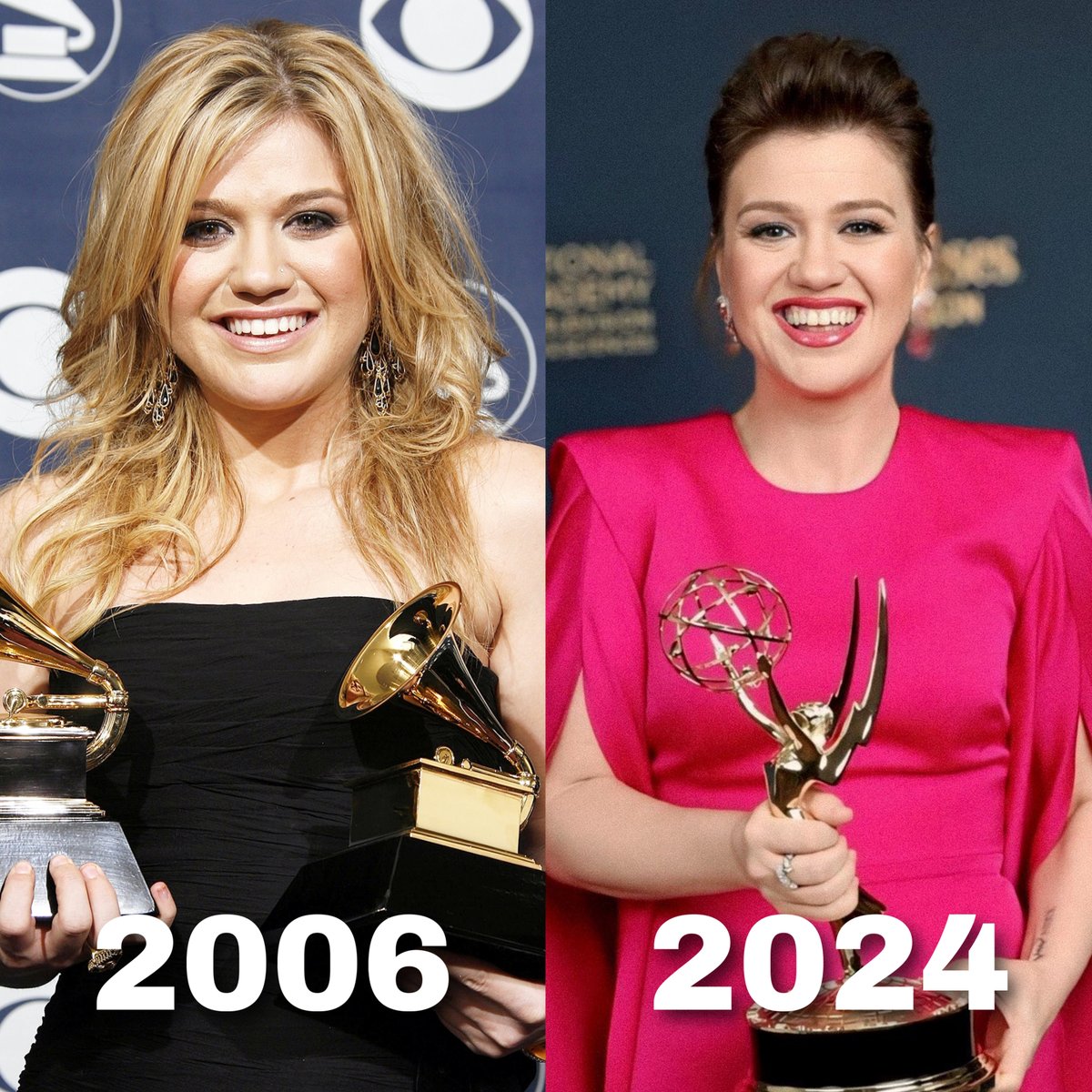 Kelly Clarkson attempting the Because of You high note in 3 different decades is INSANE!!! She really said, "watch me nail it every time". This woman ages like fine wine, y’all!! 😭
