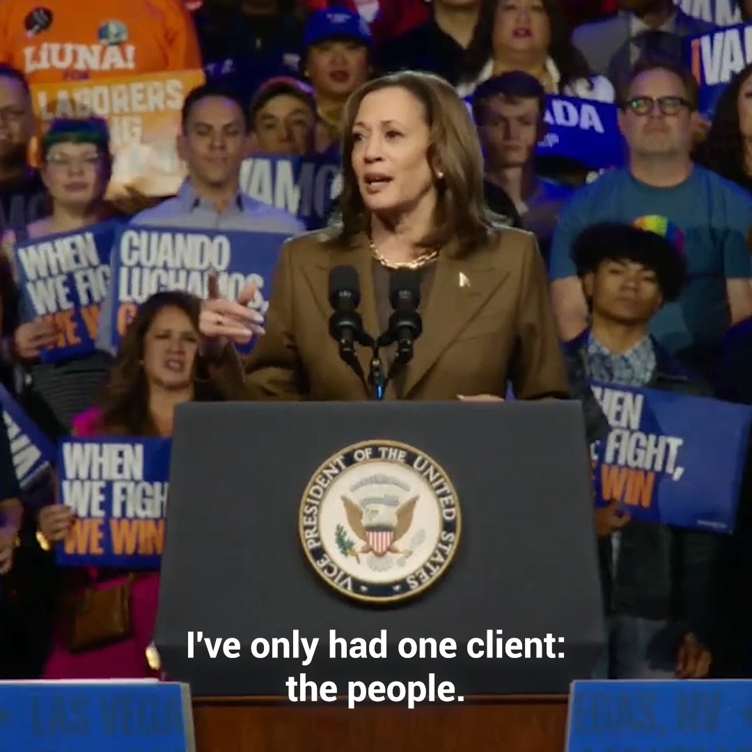 It is wonderful to be back in Las Vegas, Nevada. Together, we will build a brighter future for our nation.