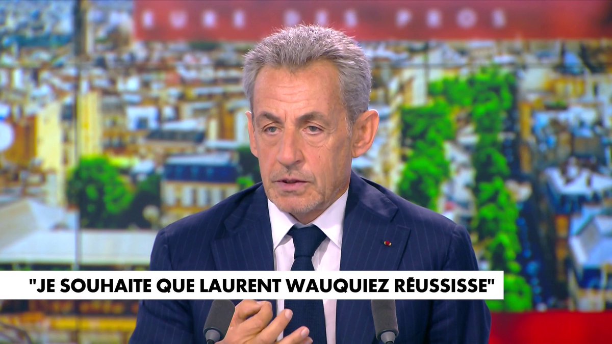 Nicolas Sarkozy, ancien président de la République, garantit que «l’axe politique de la France est la droite populaire, celle sur les bords des routes au Tour de France» #HDPros