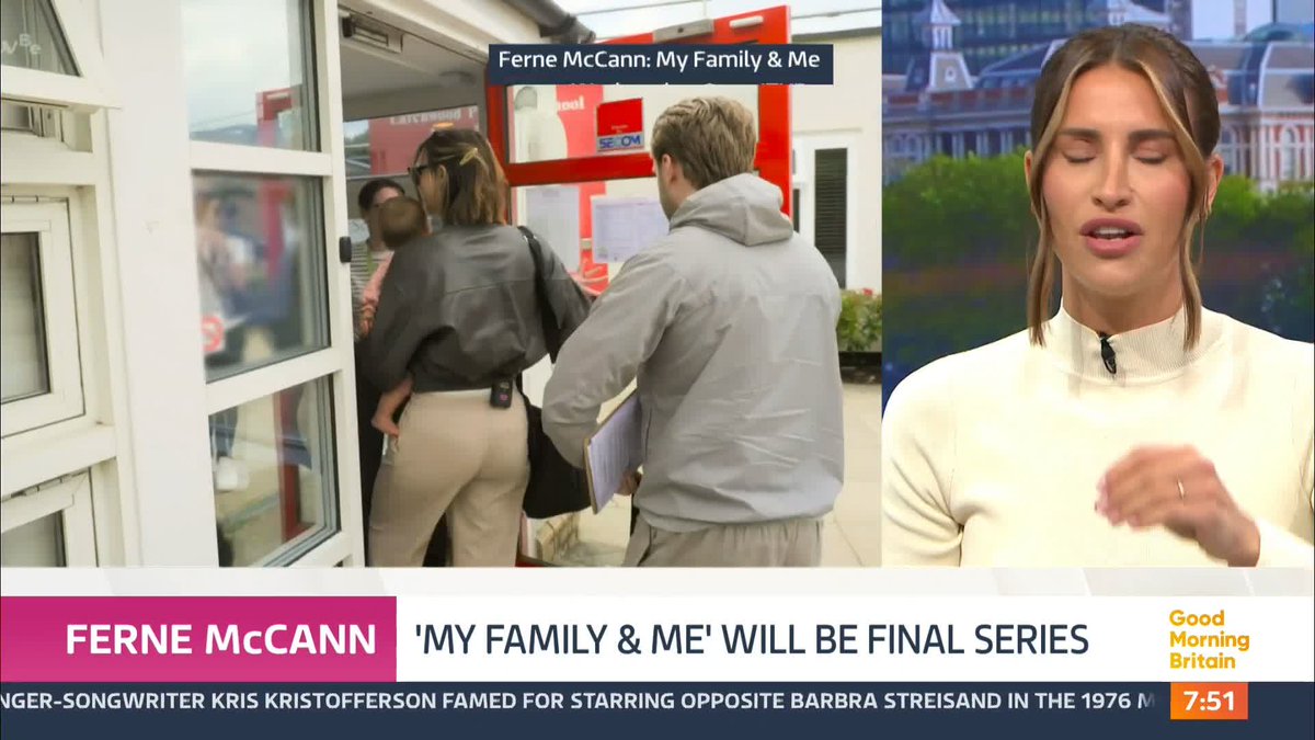 Ferne McCann explains why she decided to end her reality show 'My Family & Me'.