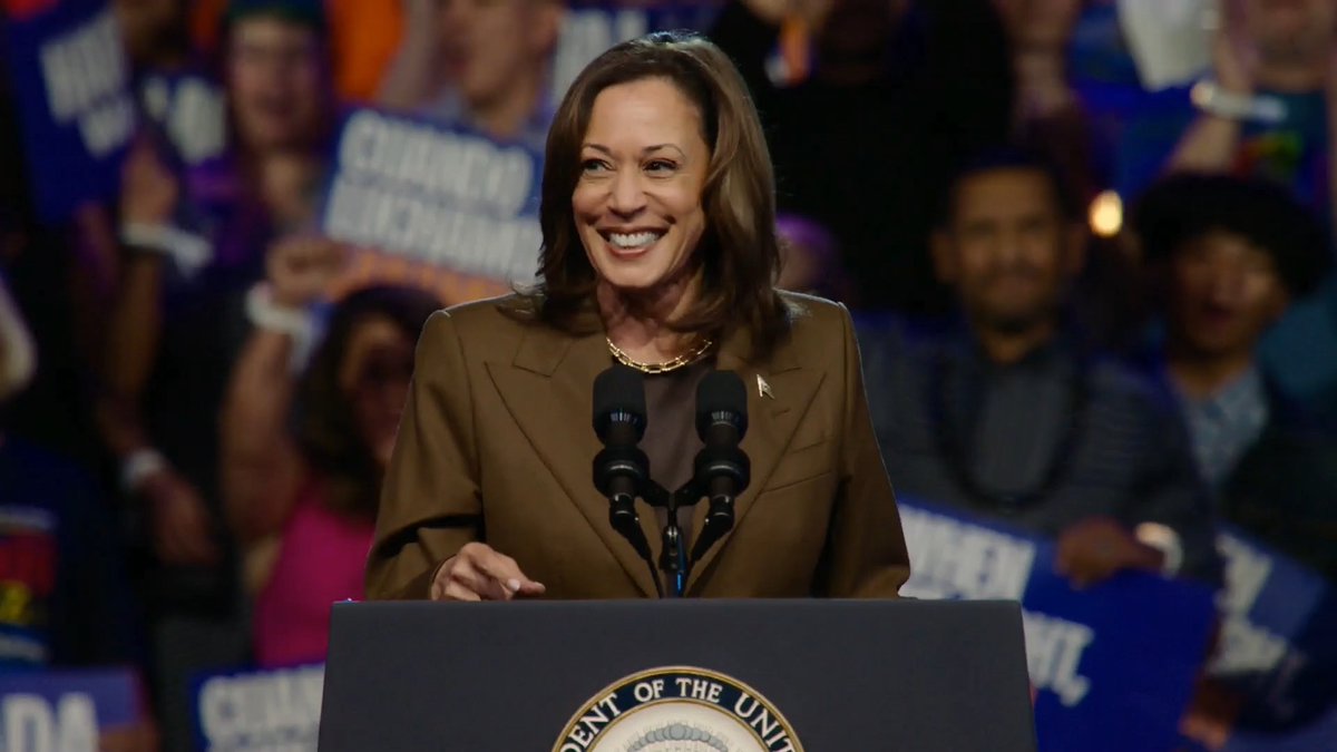 Vice President Harris: I know we will cheer on Coach Walz on Tuesday when he debates JD Vance. But their debate should not be the last word. I think Donald Trump and I should debate again. As they say here in Vegas, I’m all in. But it looks like my opponent is ready to fold