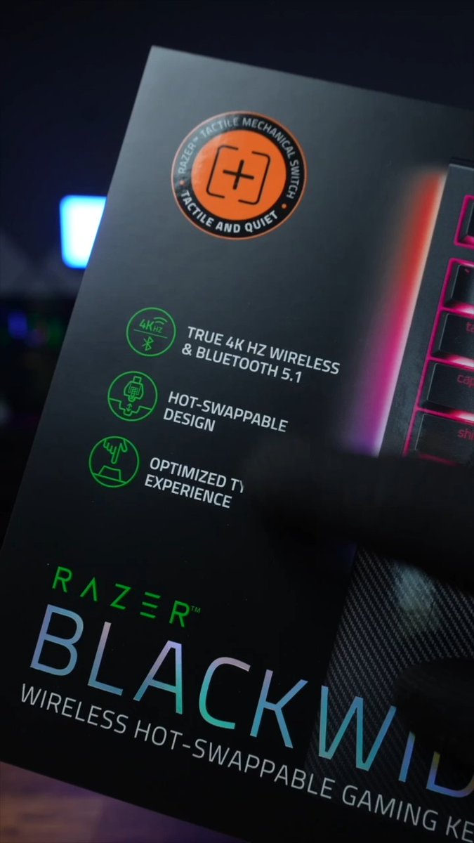 Definitely your type – the Razer BlackWidow V4 Pro 75% delivers an exquisite sensory experience with a symphony of tactile keystrokes and a vibrant OLED display. Discover every detail crafted for your ultimate pleasure. For an elevated set-up -- grab yours now: