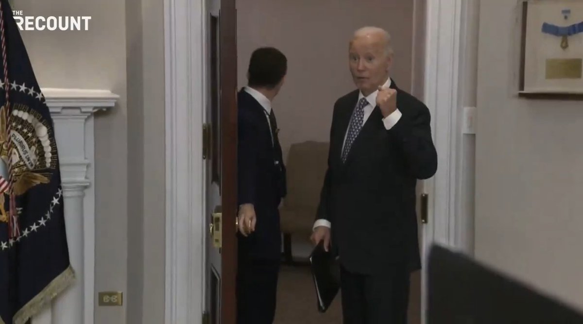Reporter: “Why weren't you and Vice President Harris here in Washington commanding this [Hurricane Helene response] this weekend?” Biden: “I was commanding. I was on the phone for at least two hours yesterday and the day before as well. … It’s called a telephone.”