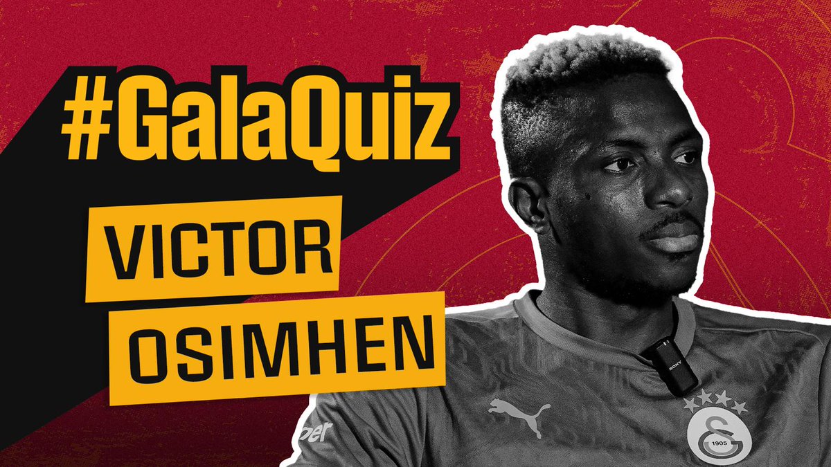 🎬 #GalaQuiz | Victor Osimhen şimdi Galatasaray YouTube Katıl'da 𝐘𝐀𝐘𝐈𝐍𝐃𝐀! 💛❤️ 🎥 Galatasarayımıza ait en özel içerikleri ve hiçbir yerde olmayan görüntüleri izlemek için sen de KATIL! ✅ 📺