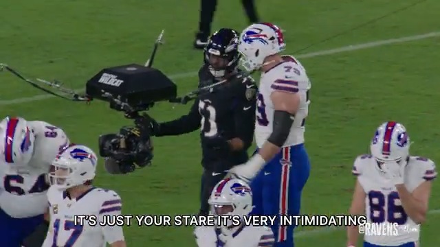 "It's just your stare, it's very intimidating." 🔥 Kyle Van Noy