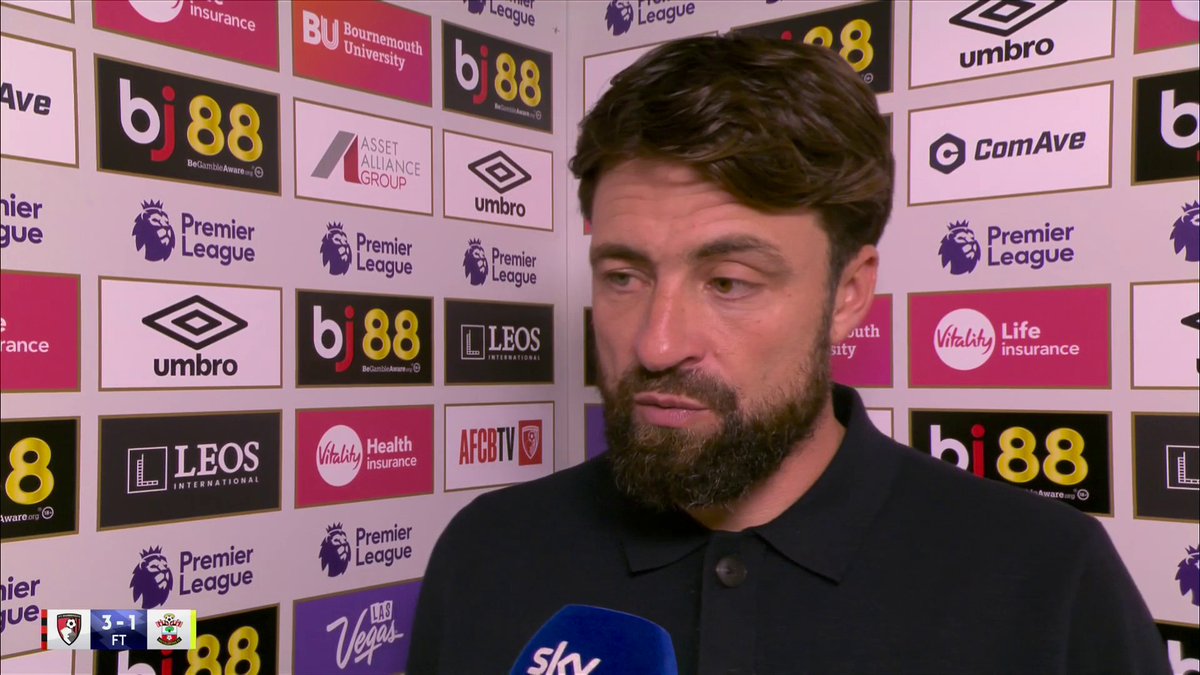 😢 "I'm so HURT by the first-half performance." 😬 "I didn't recognise our team." Russell Martin isn't holding back on Southampton's performance against Bournemouth 😨