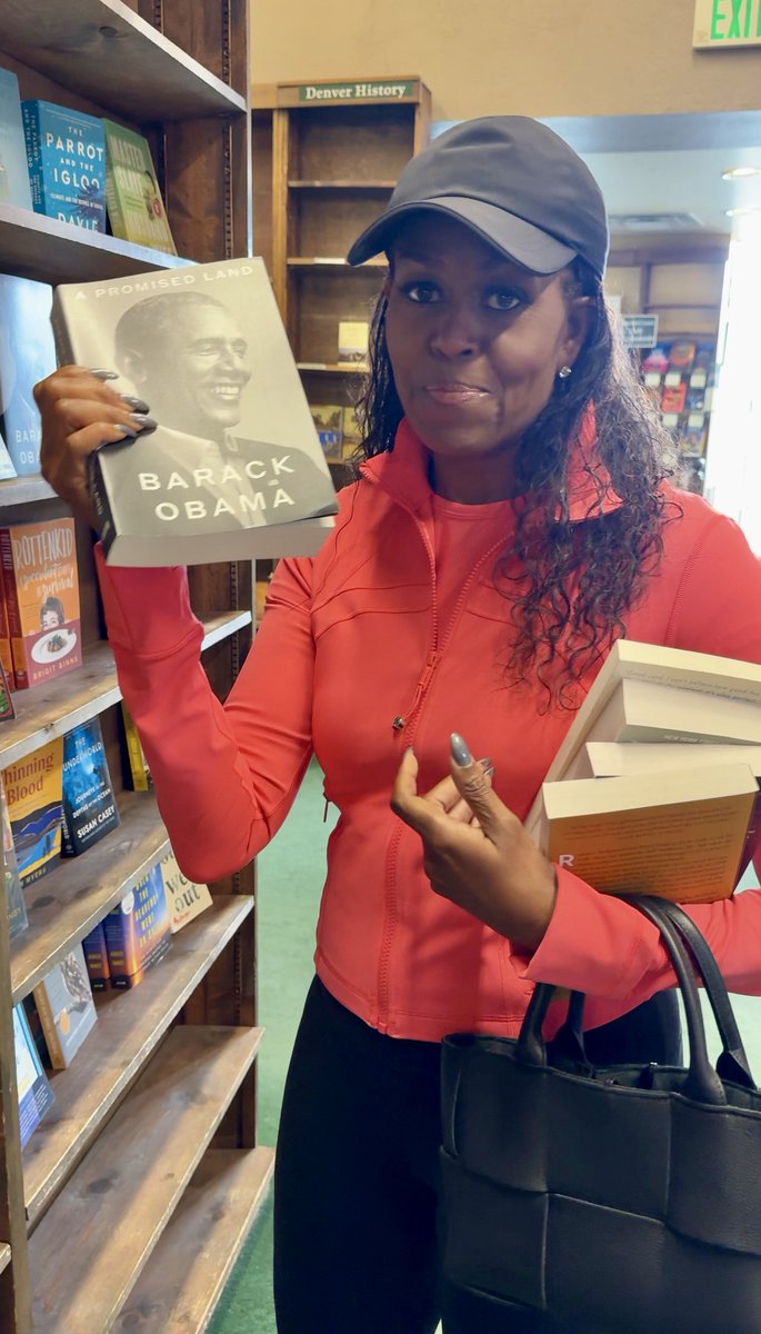 A Promised Land is out in paperback wherever you find your books. You might even run into a familiar face. Love you, Michelle!