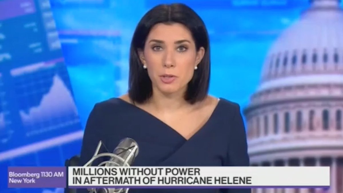 Reporter: Many are pointing out that Trump’s Project 2025 calls for dismantling NOAA and the National Weather Service, which tracks storms like Hurricane Helene