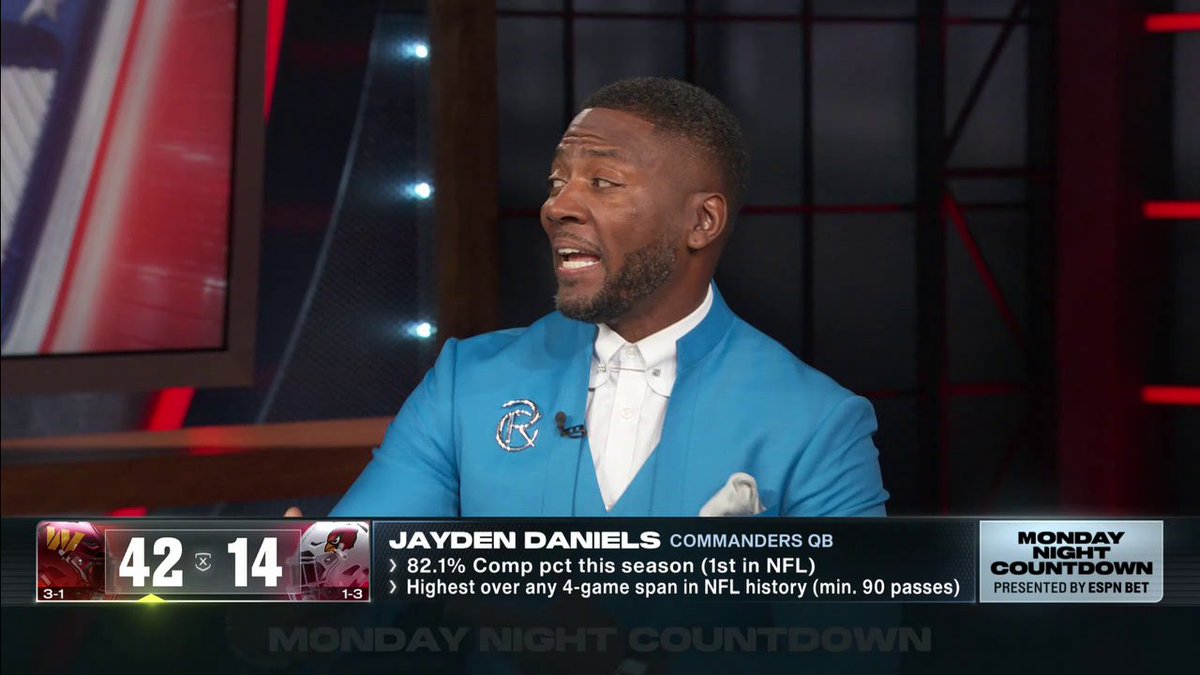 .Ryan Clark is blown away by Jayden Daniels' ability to perform against grown men in the NFL 🔥